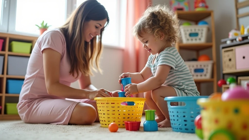 Játékok elpakolása közösen