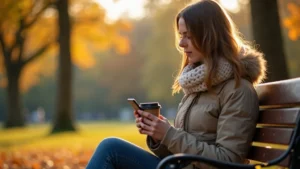 Őszi gondolkodó anya