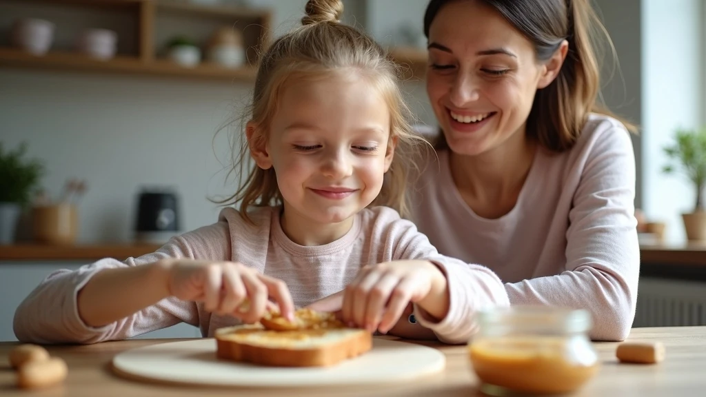 Közös feladat, önbizalom épül Kislány próbálkozik, anya segít