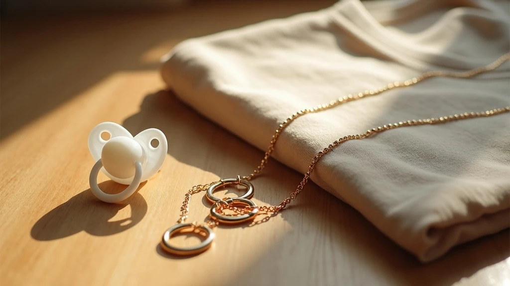 Arany ékszer babaholmival