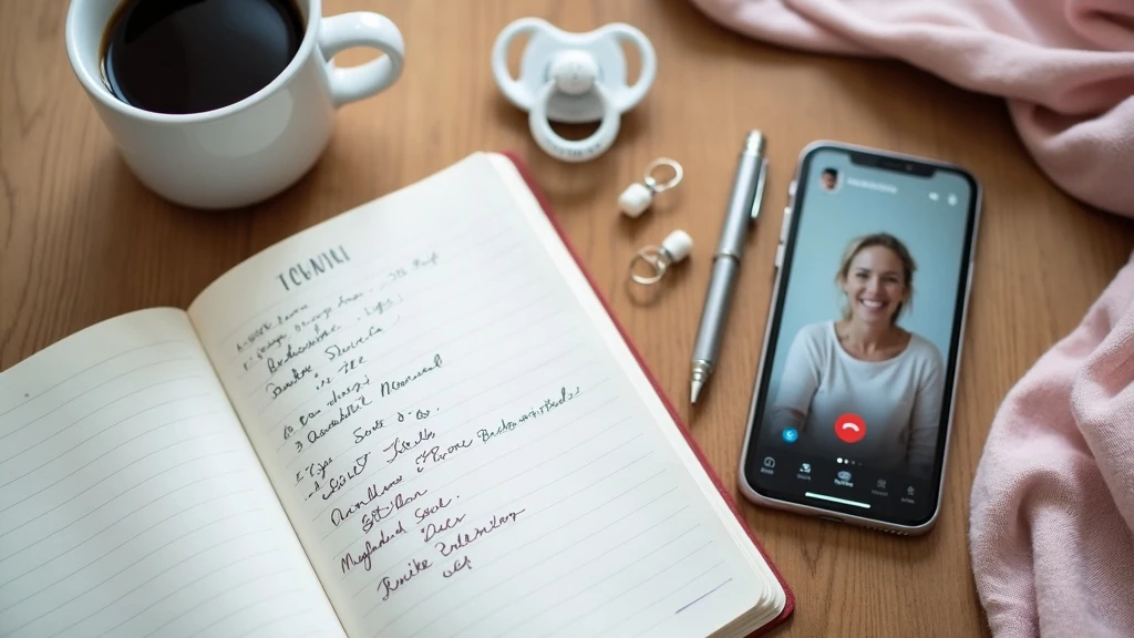 Tervezés és emlékek Anyai jegyzetfüzet és mérföldkövek