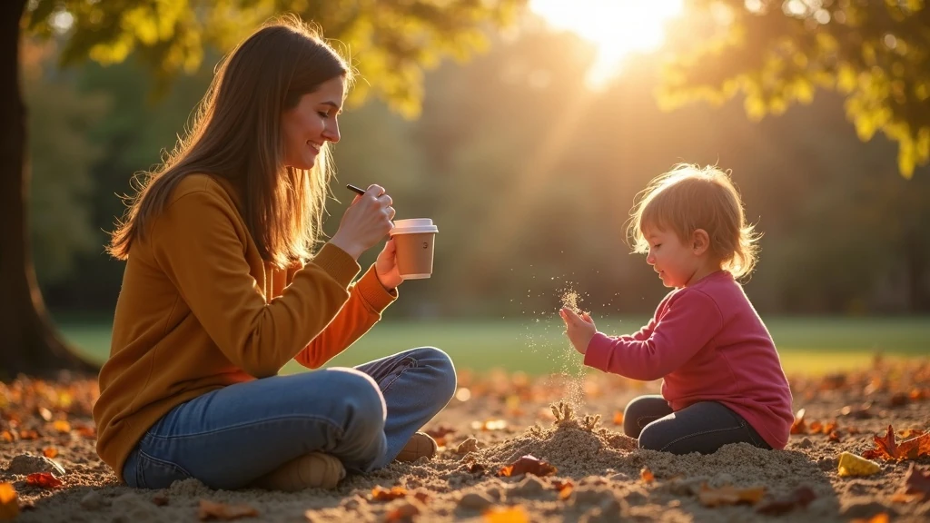 Percek magadnak homokozó mellett Játszótéri kávés feltöltődés