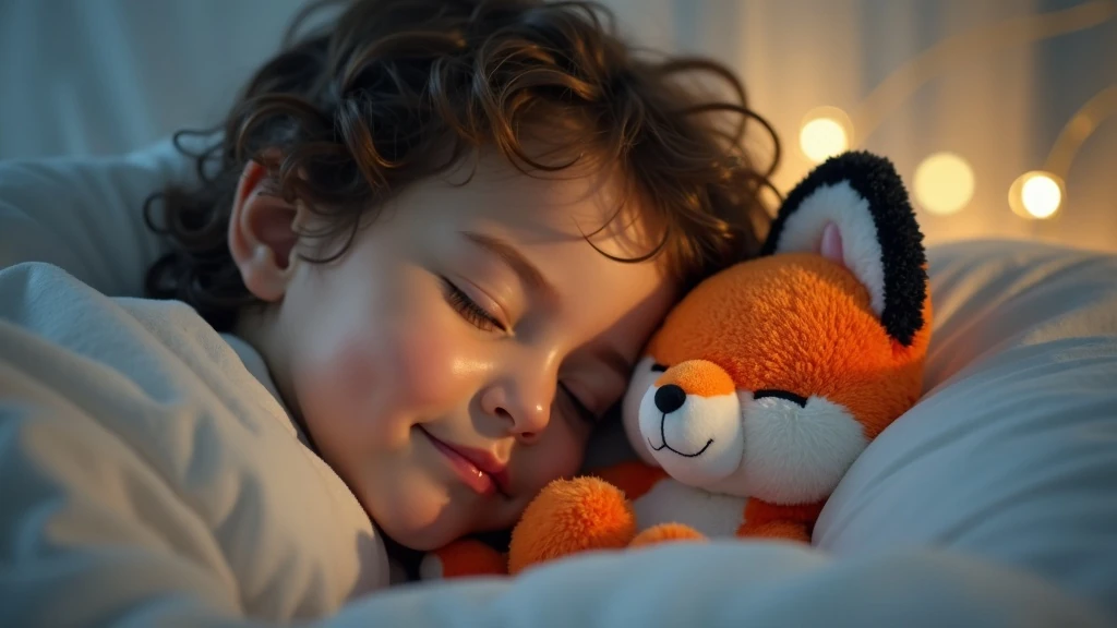 Álomba merült kisgyermek békésen