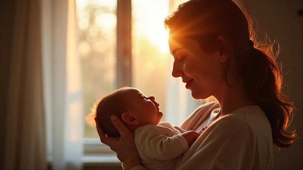 Kapcsolati egészség születésekor Ölelés reggeli fényben