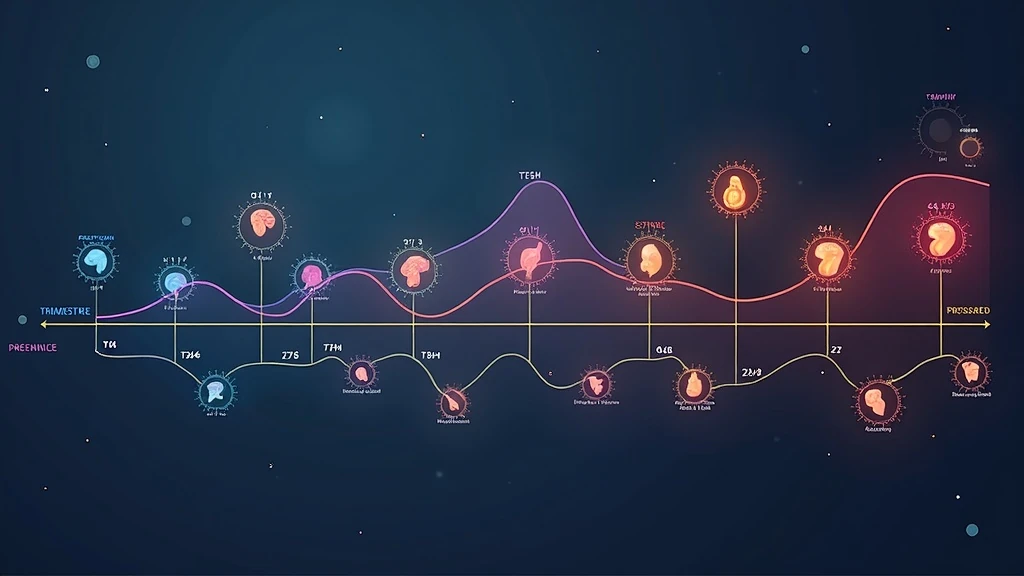 Terhességi hormongörbék grafikus ábra